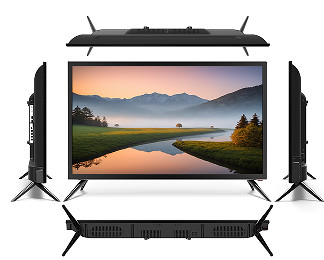 সহজ ইনস্টলেশন 40 ইঞ্চি LED টিভি 2K LED টিভি ফ্রেম সহ ধাতব হাউজিং